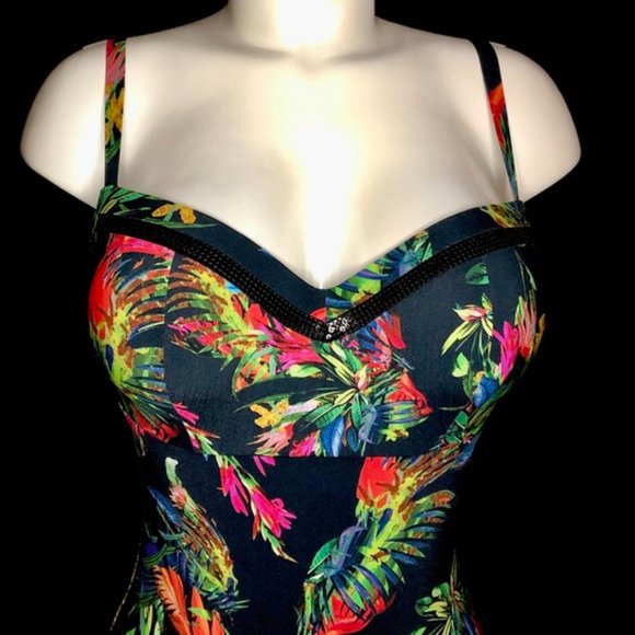 LISE CHARMEL PADDED U/W SWIM - TROPICAL - Picture 2 of 6